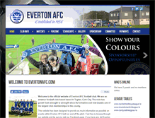 Tablet Screenshot of evertonafc.com